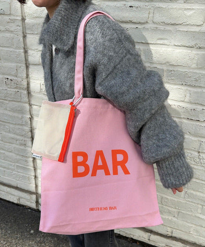 帆布logo方形托特包