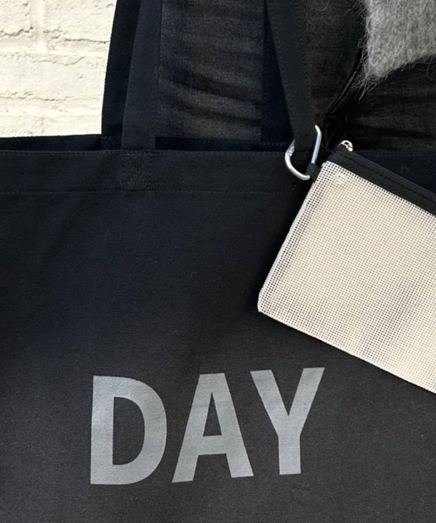 帆布logo方形托特包