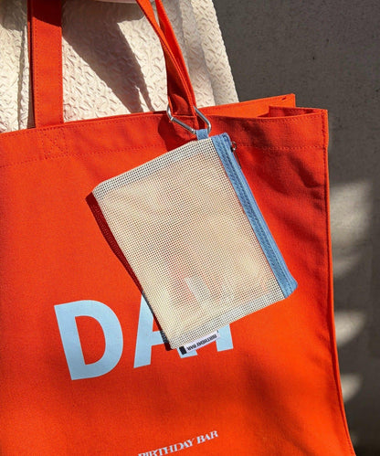 帆布logo方形托特包