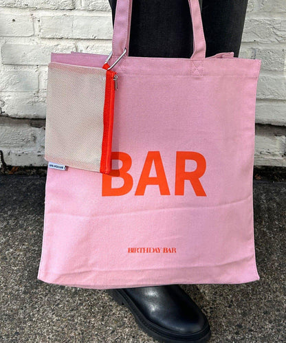 帆布logo方形托特包