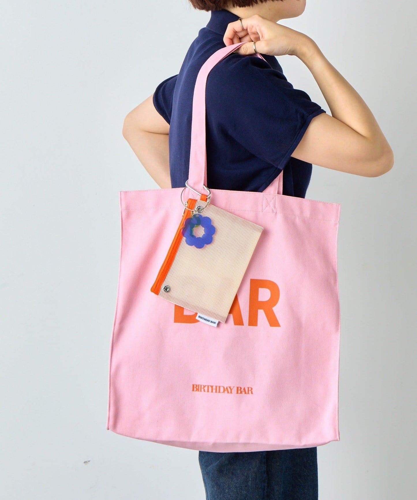 帆布logo方形托特包