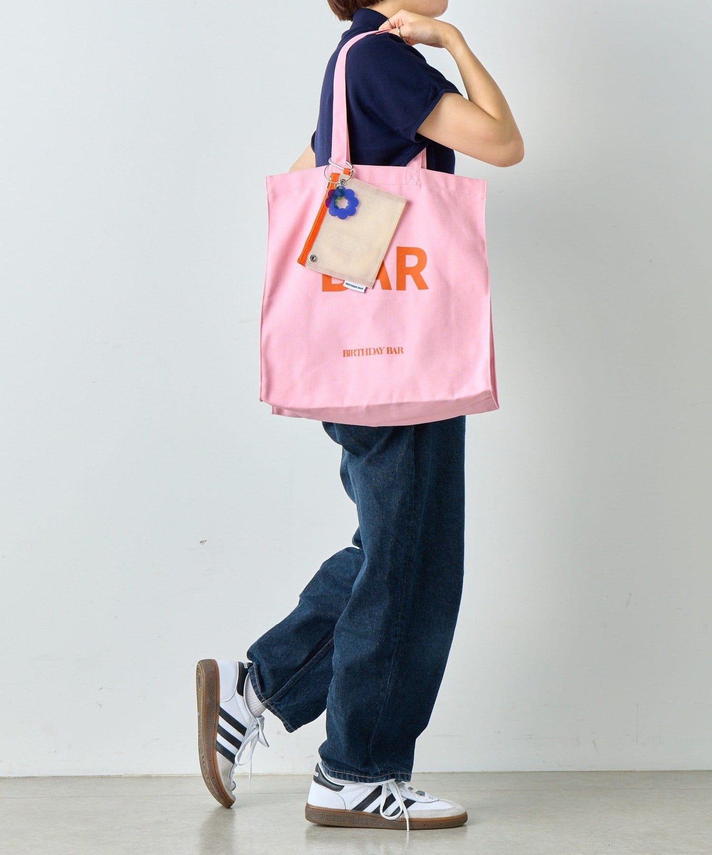 帆布logo方形托特包