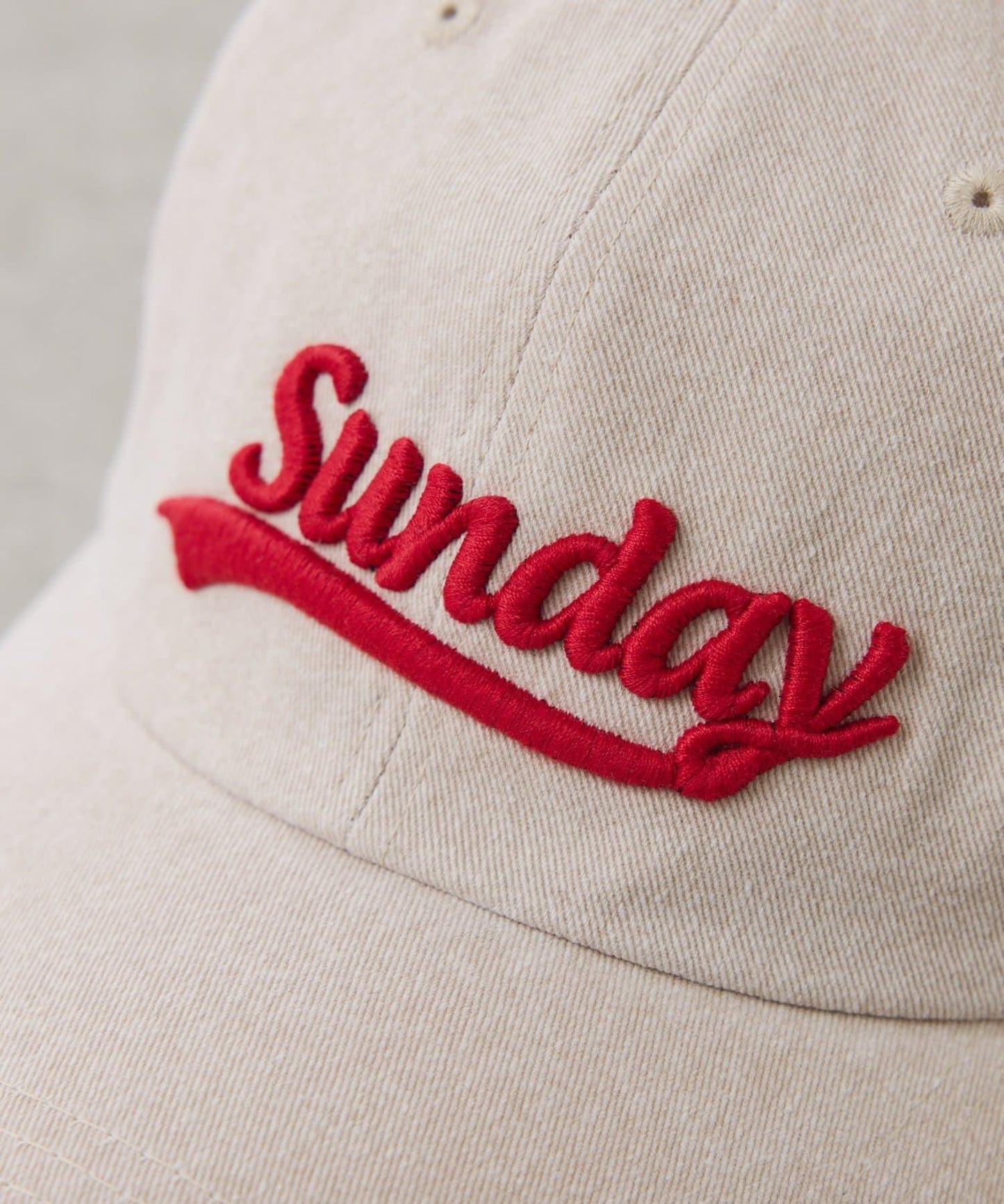 PAPILLONNER/パピヨネ Sunday刺繡棒球帽