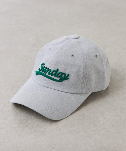 PAPILLONNER/パピヨネ Sunday刺繡棒球帽