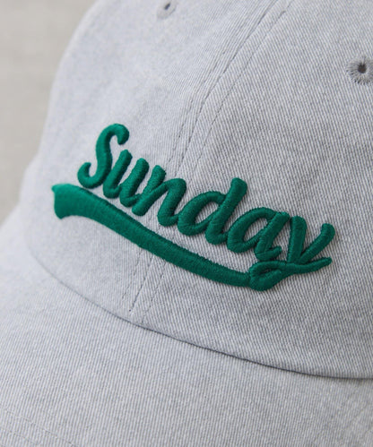 PAPILLONNER/パピヨネ Sunday刺繡棒球帽