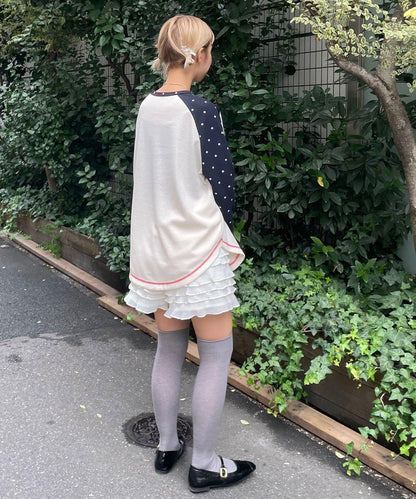 HELLO.SANFRANCISCO/ハローサンフランシスコ 印花華夫格插肩T恤