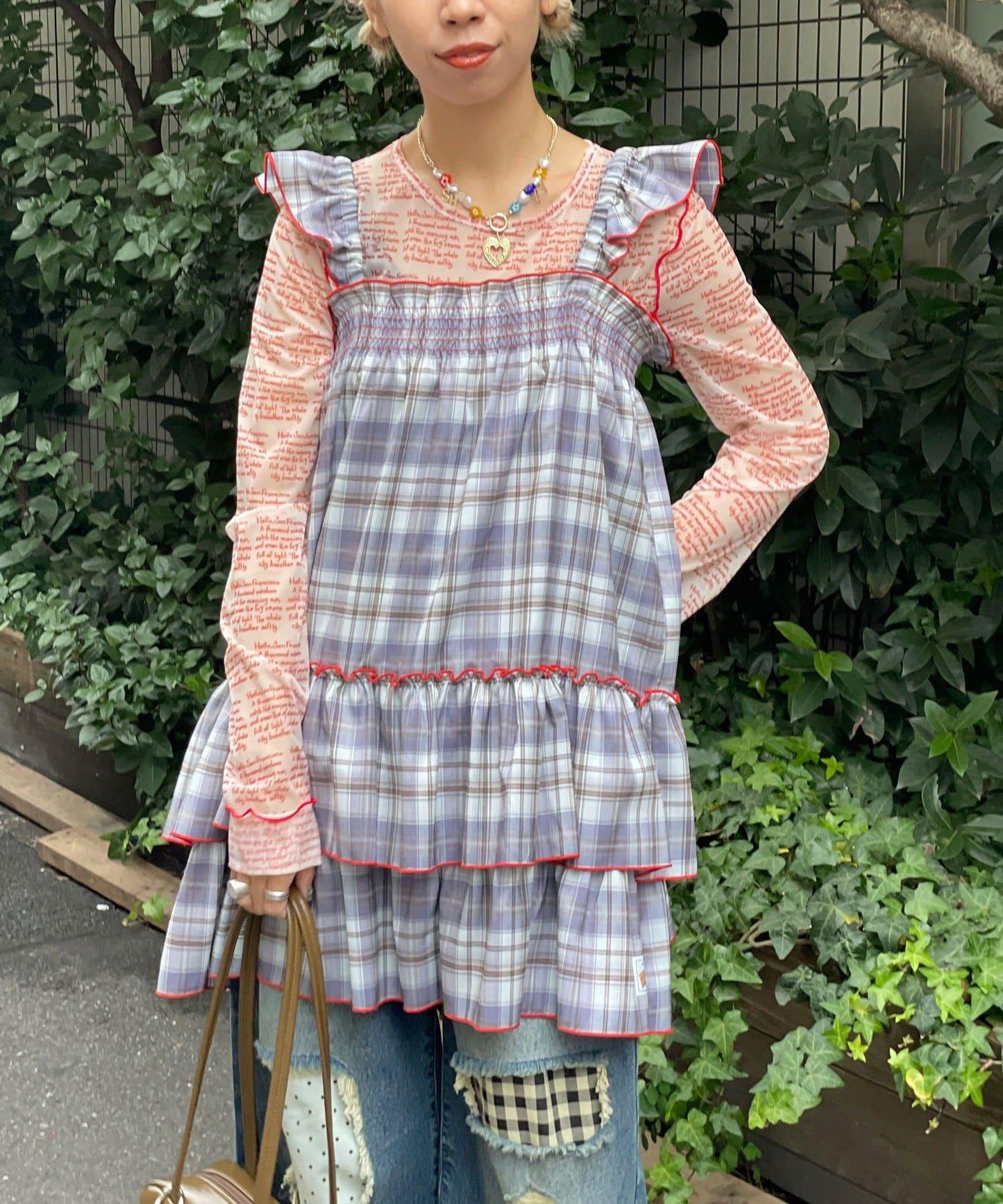 HELLO.SANFRANCISCO 格紋連衣裙