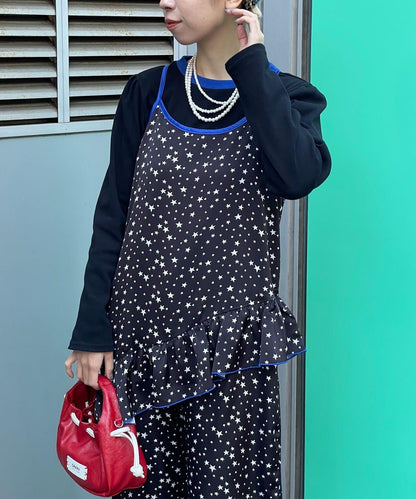 HELLO.SANFRANCISCO 星星圖案吊帶連衣裙附TEE