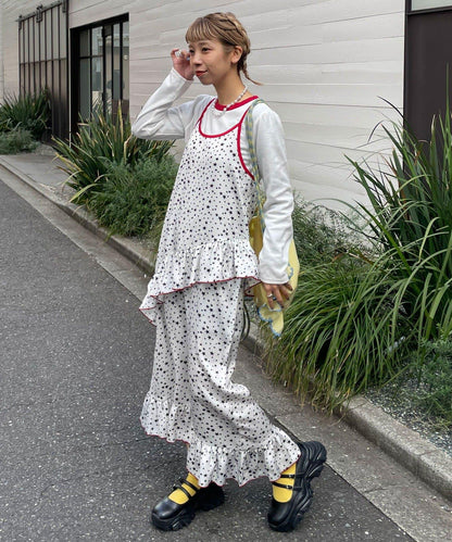 HELLO.SANFRANCISCO 星星圖案吊帶連衣裙附TEE