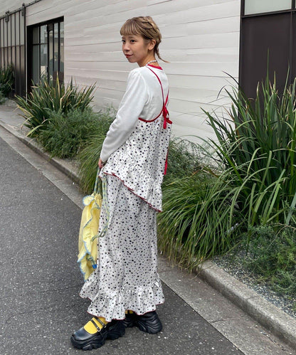 HELLO.SANFRANCISCO 星星圖案吊帶連衣裙附TEE