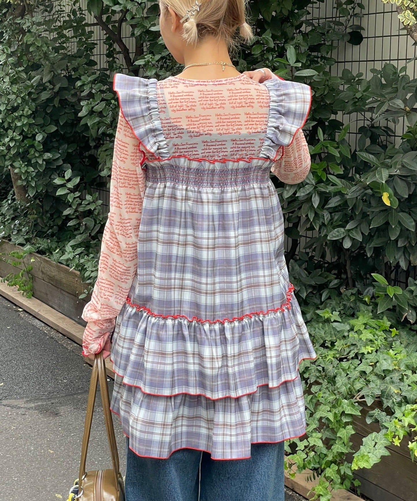 HELLO.SANFRANCISCO 格紋連衣裙