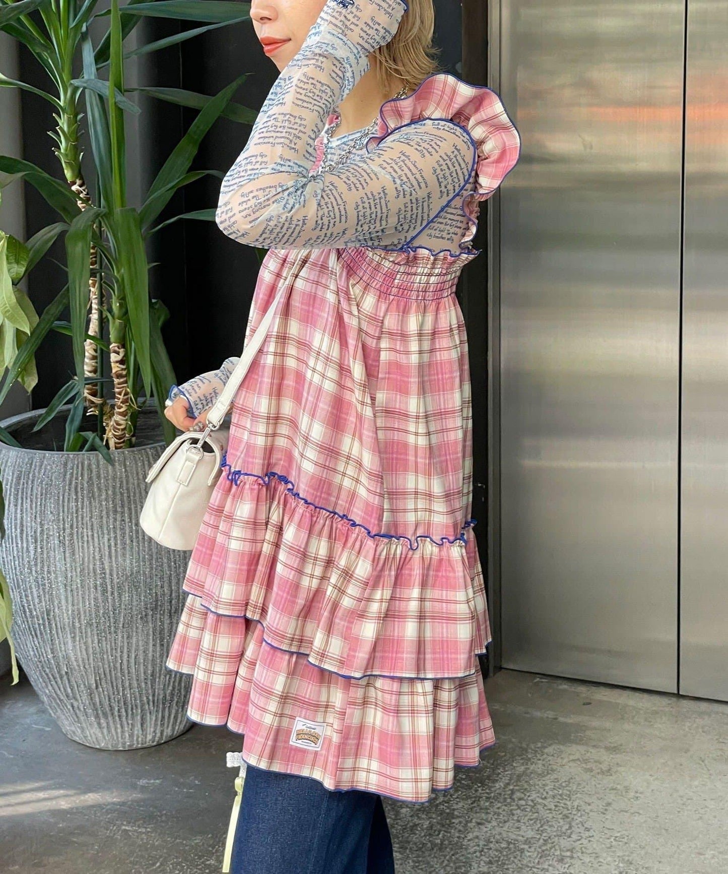 HELLO.SANFRANCISCO 格紋連衣裙