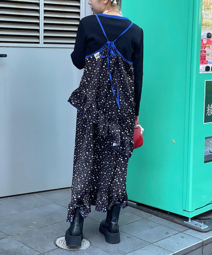 HELLO.SANFRANCISCO 星星圖案吊帶連衣裙附TEE