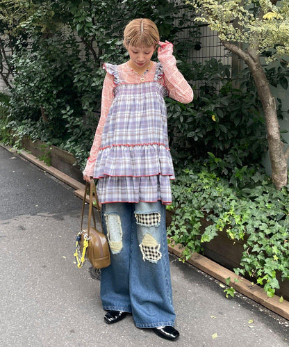 HELLO.SANFRANCISCO 格紋連衣裙