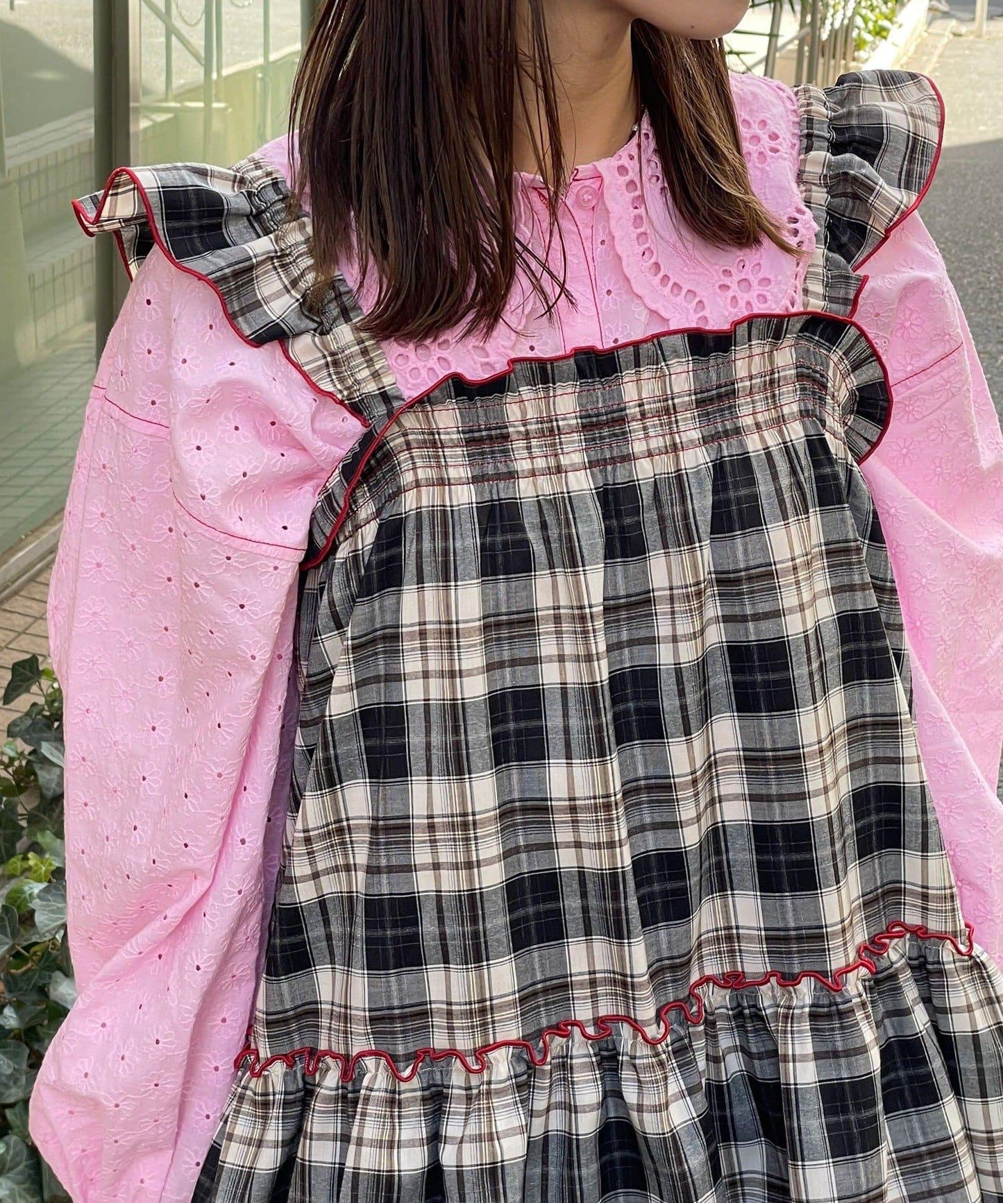 HELLO.SANFRANCISCO 格紋連衣裙