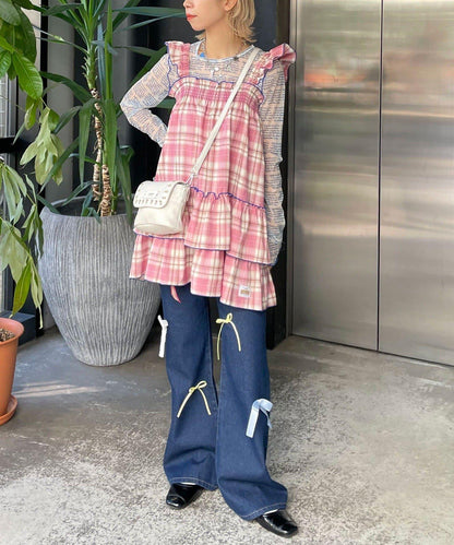 HELLO.SANFRANCISCO 格紋連衣裙