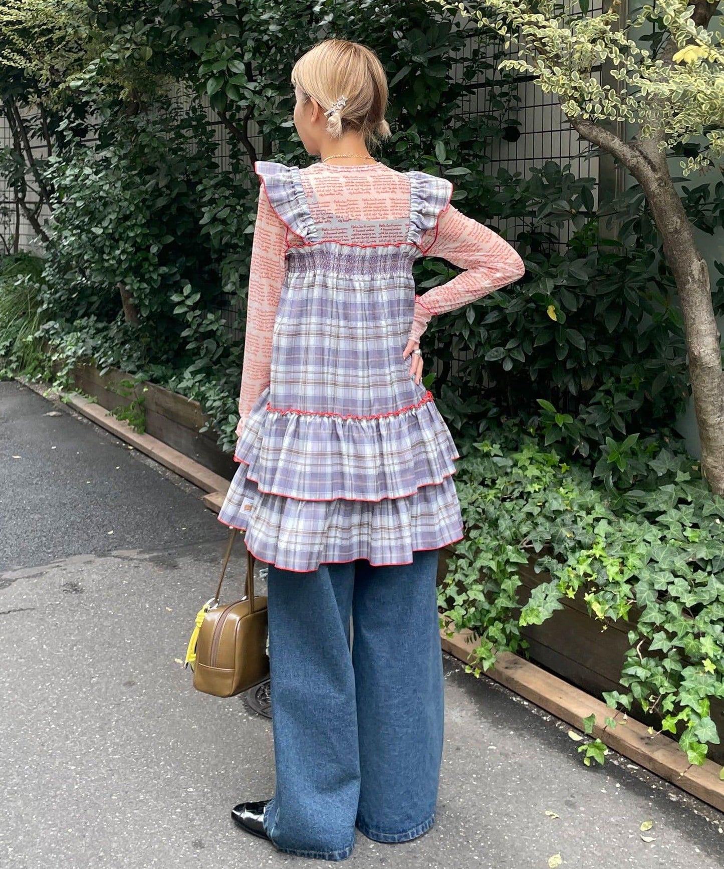 HELLO.SANFRANCISCO 格紋連衣裙