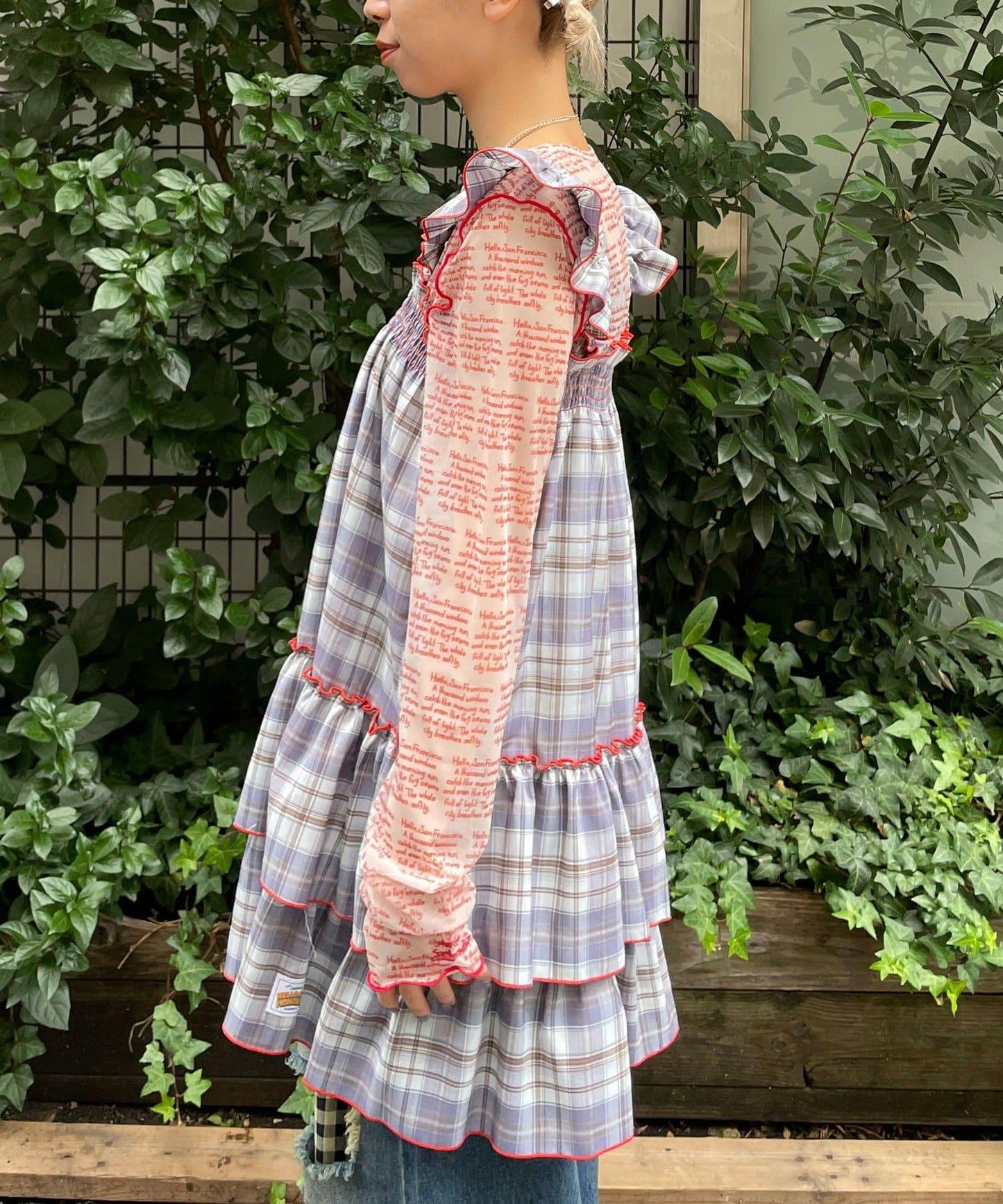 HELLO.SANFRANCISCO 格紋連衣裙