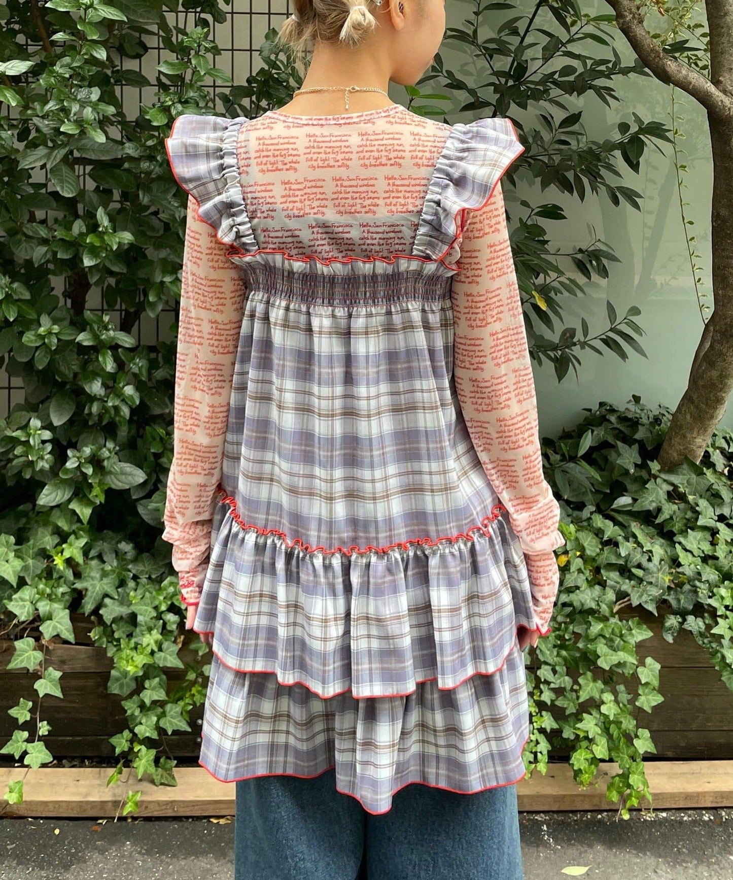 HELLO.SANFRANCISCO 格紋連衣裙