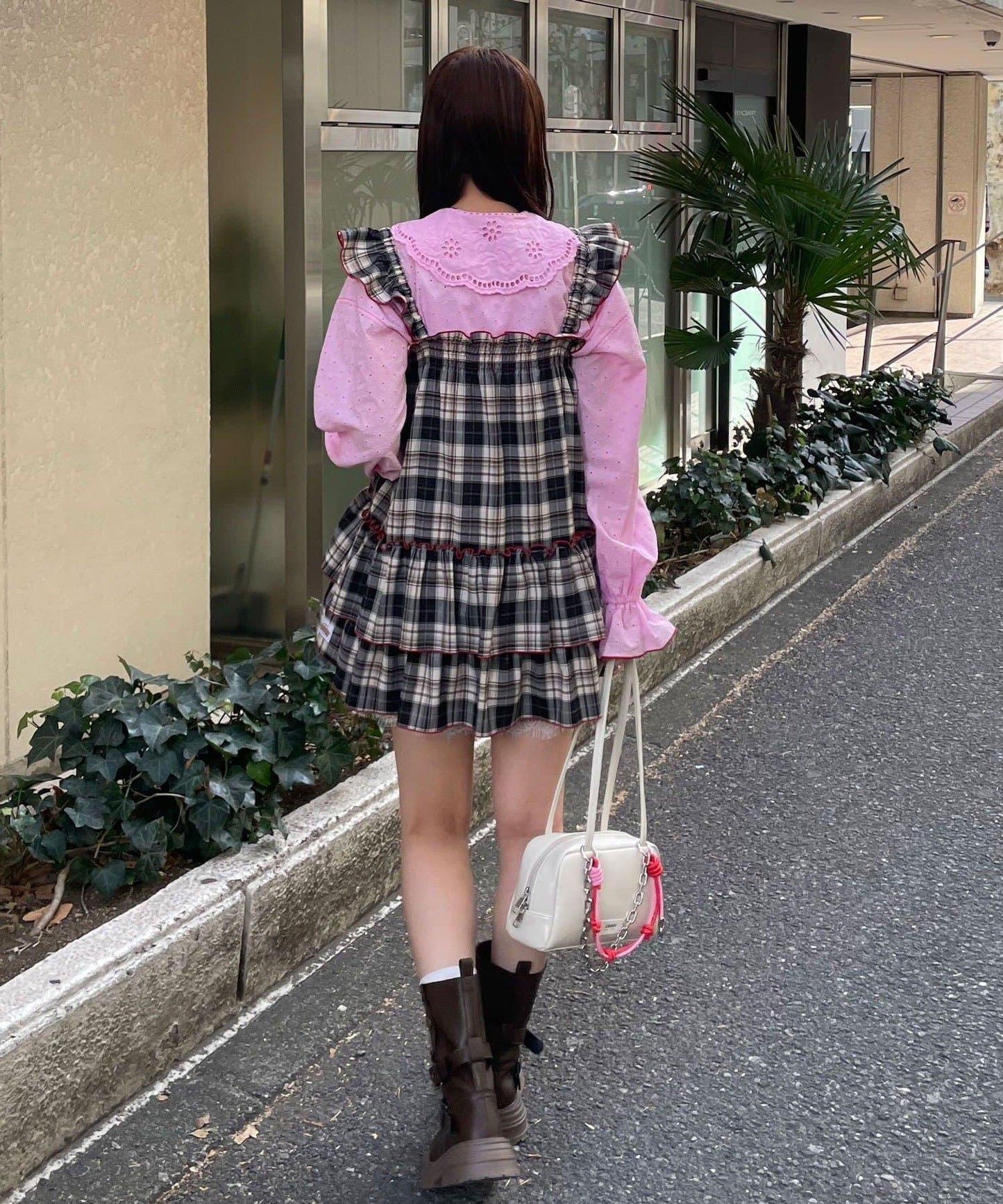 HELLO.SANFRANCISCO 格紋連衣裙