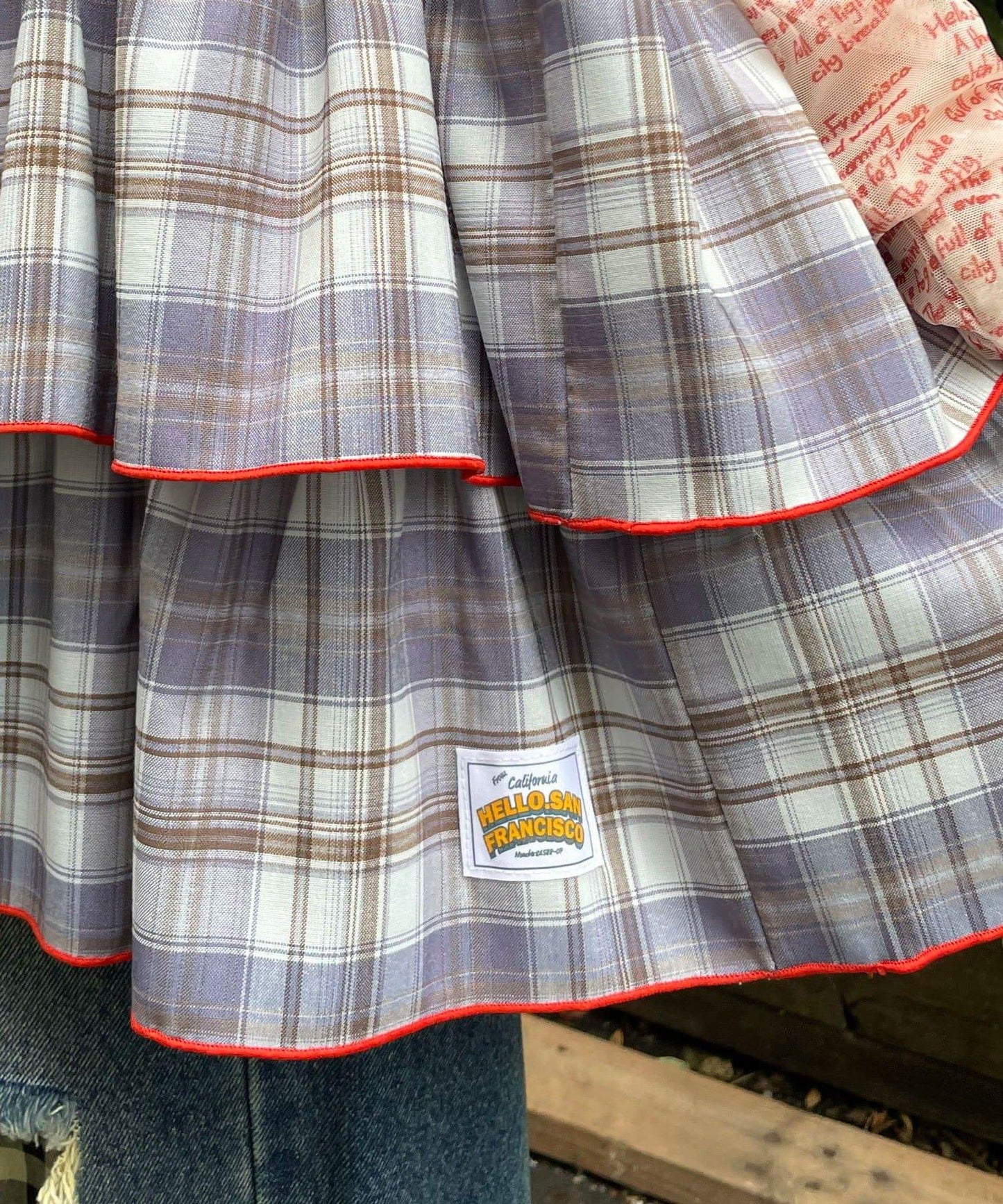 HELLO.SANFRANCISCO 格紋連衣裙