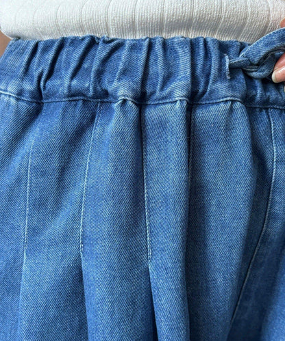 Influencer OKOCHI企劃 打褶牛仔休閒褲