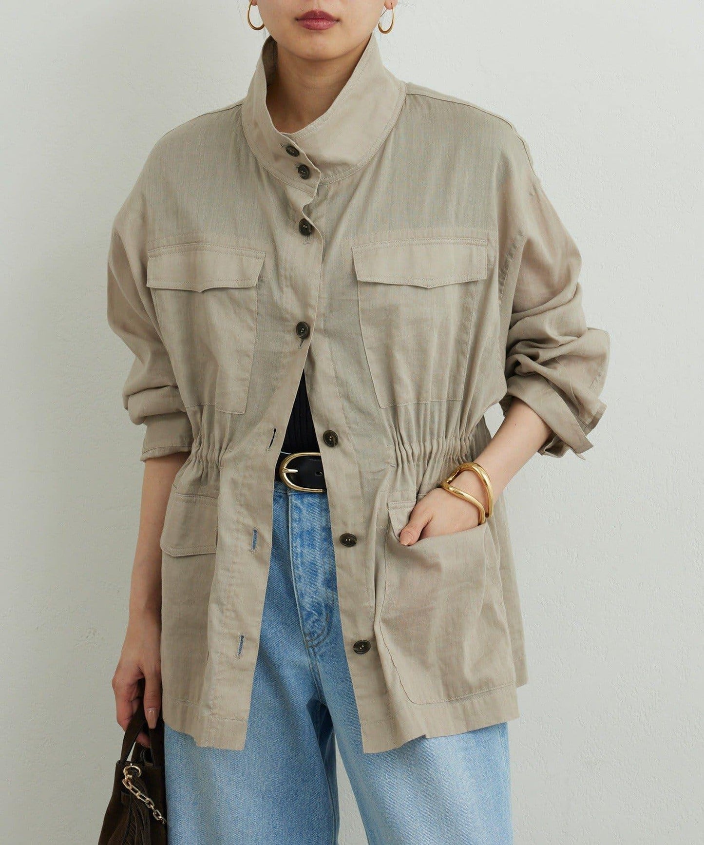 透膚軍裝風設計 外套夾克（復刻款 2月12日開啟）