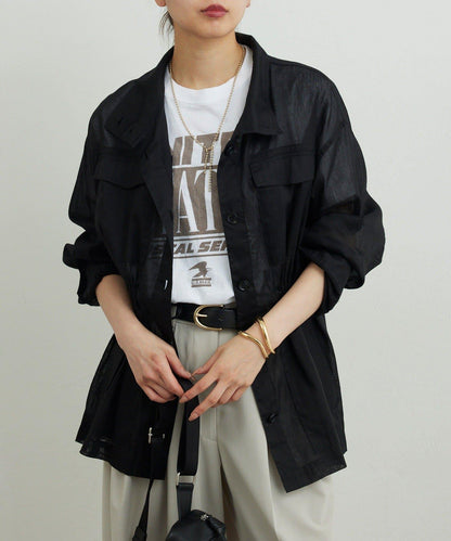 透膚軍裝風設計 外套夾克（復刻款 2月12日開啟）