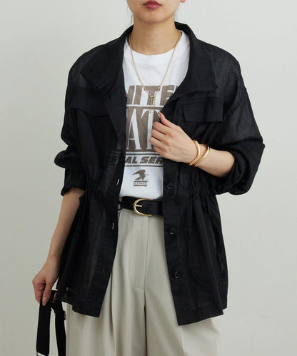 透膚軍裝風設計 外套夾克（復刻款 2月12日開啟）