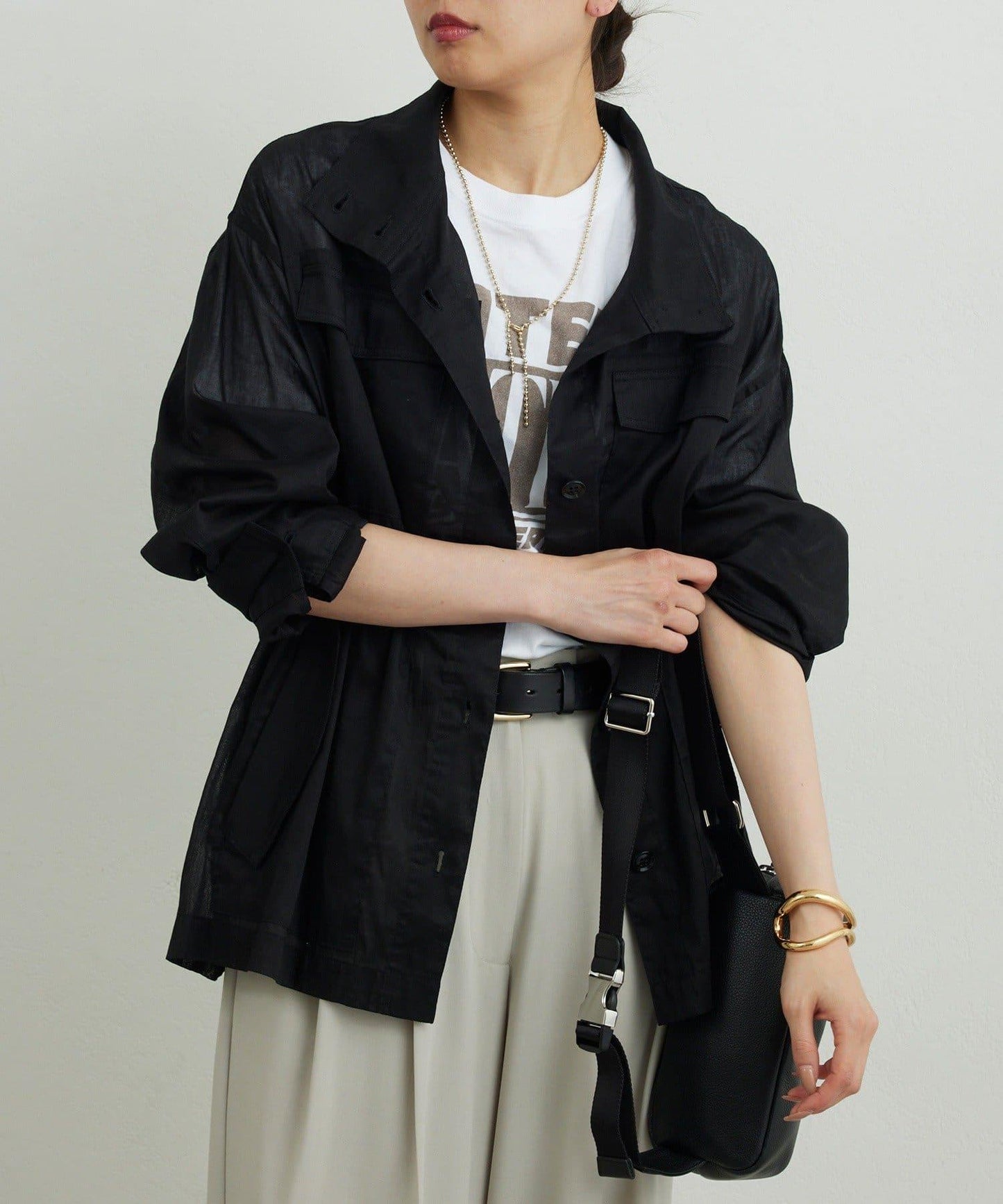 透膚軍裝風設計 外套夾克（復刻款 2月12日開啟）