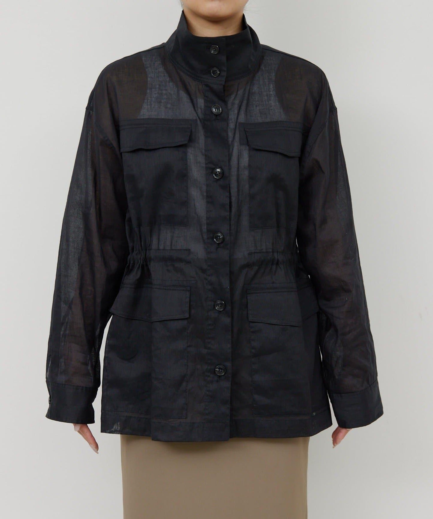 透膚軍裝風設計 外套夾克（復刻款 2月12日開啟）