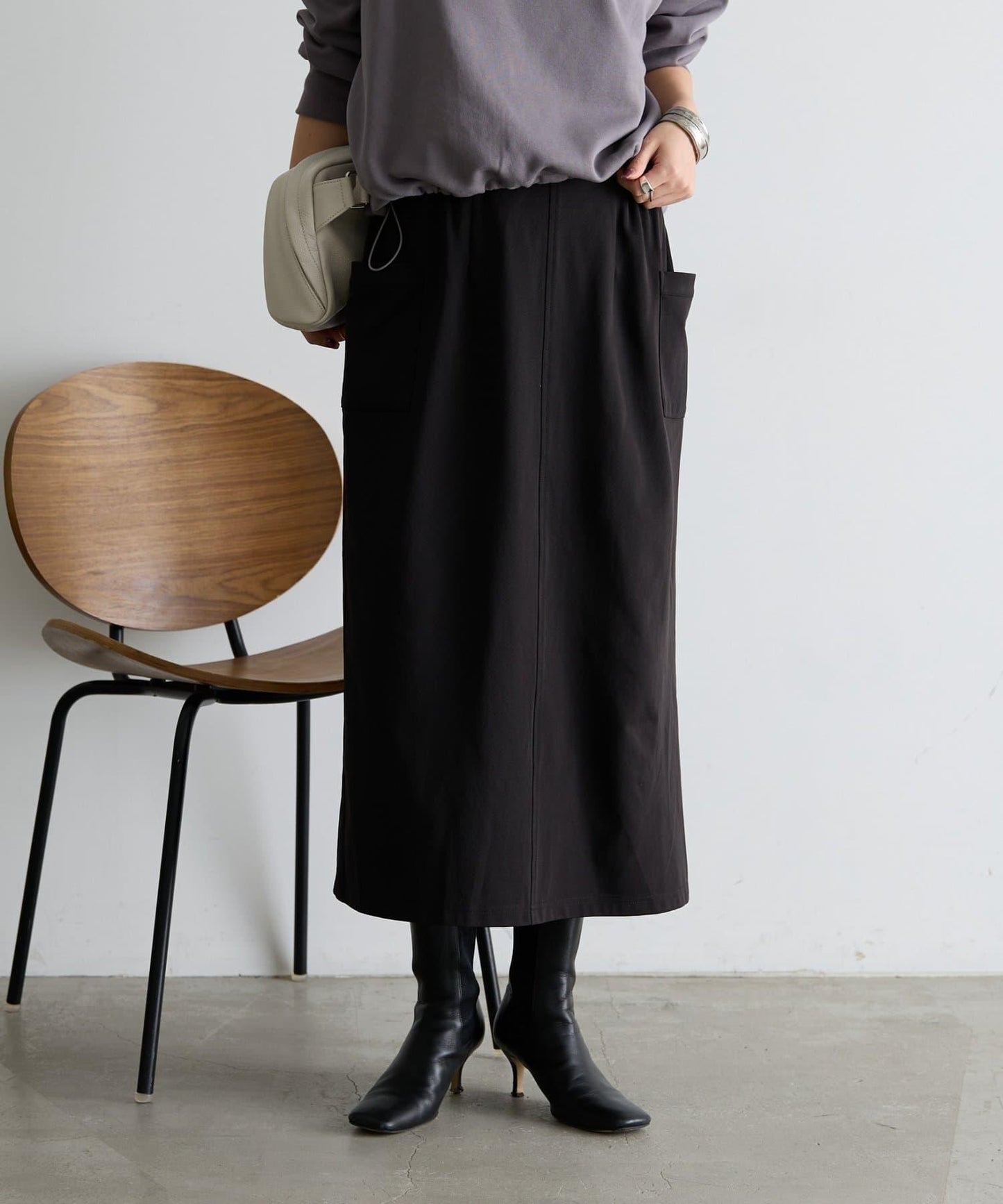 彈力修身半身裙