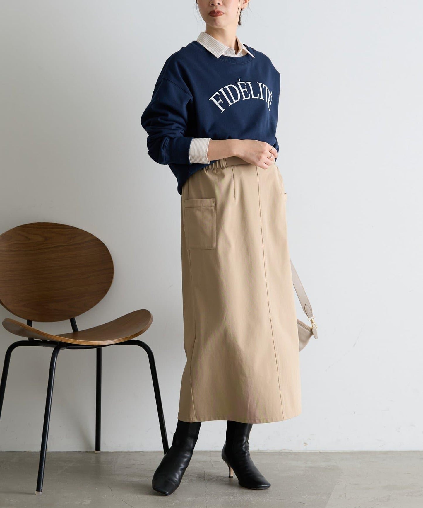 彈力修身半身裙