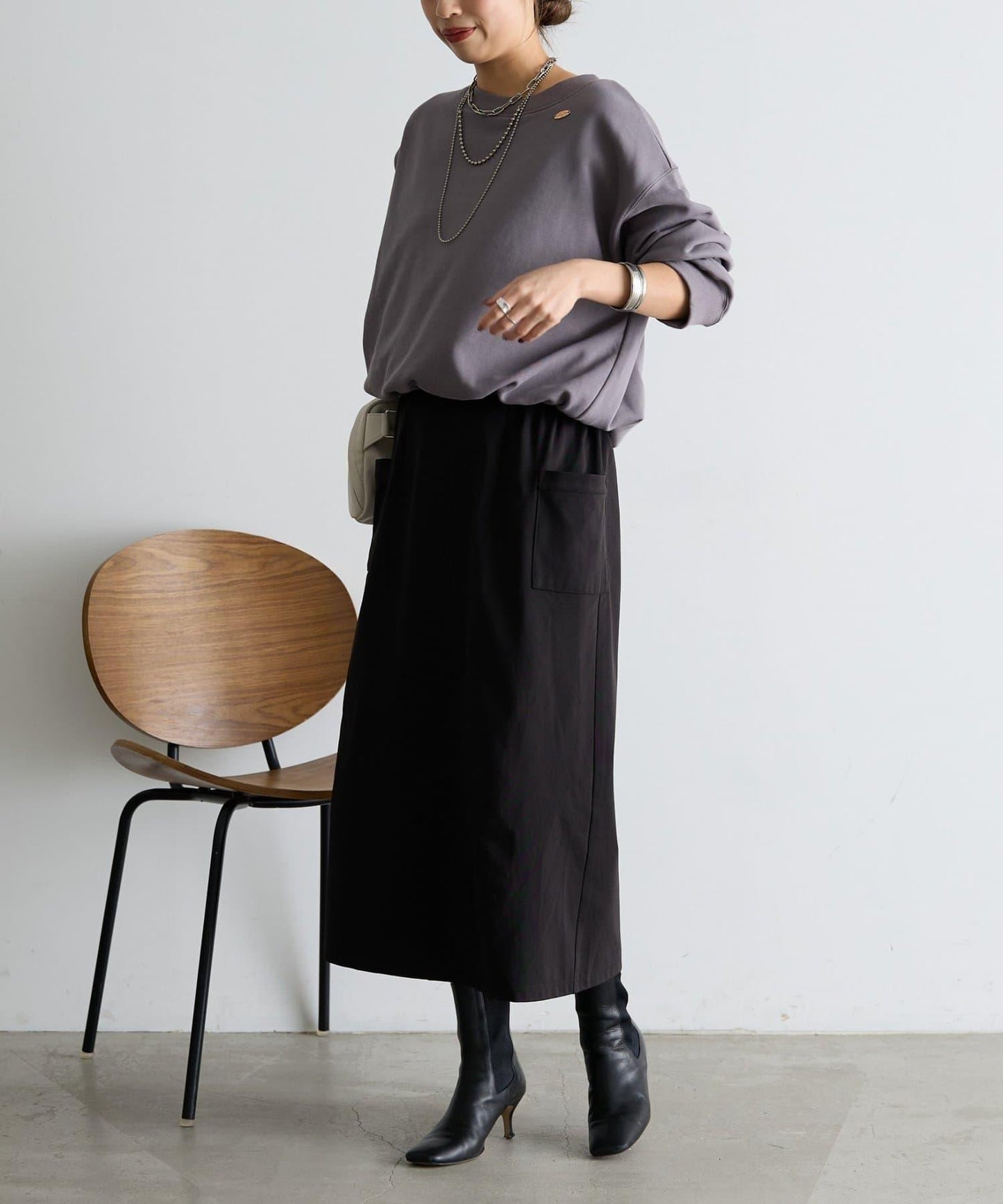 彈力修身半身裙