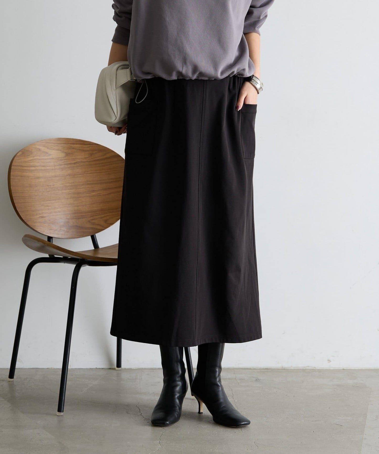 彈力修身半身裙