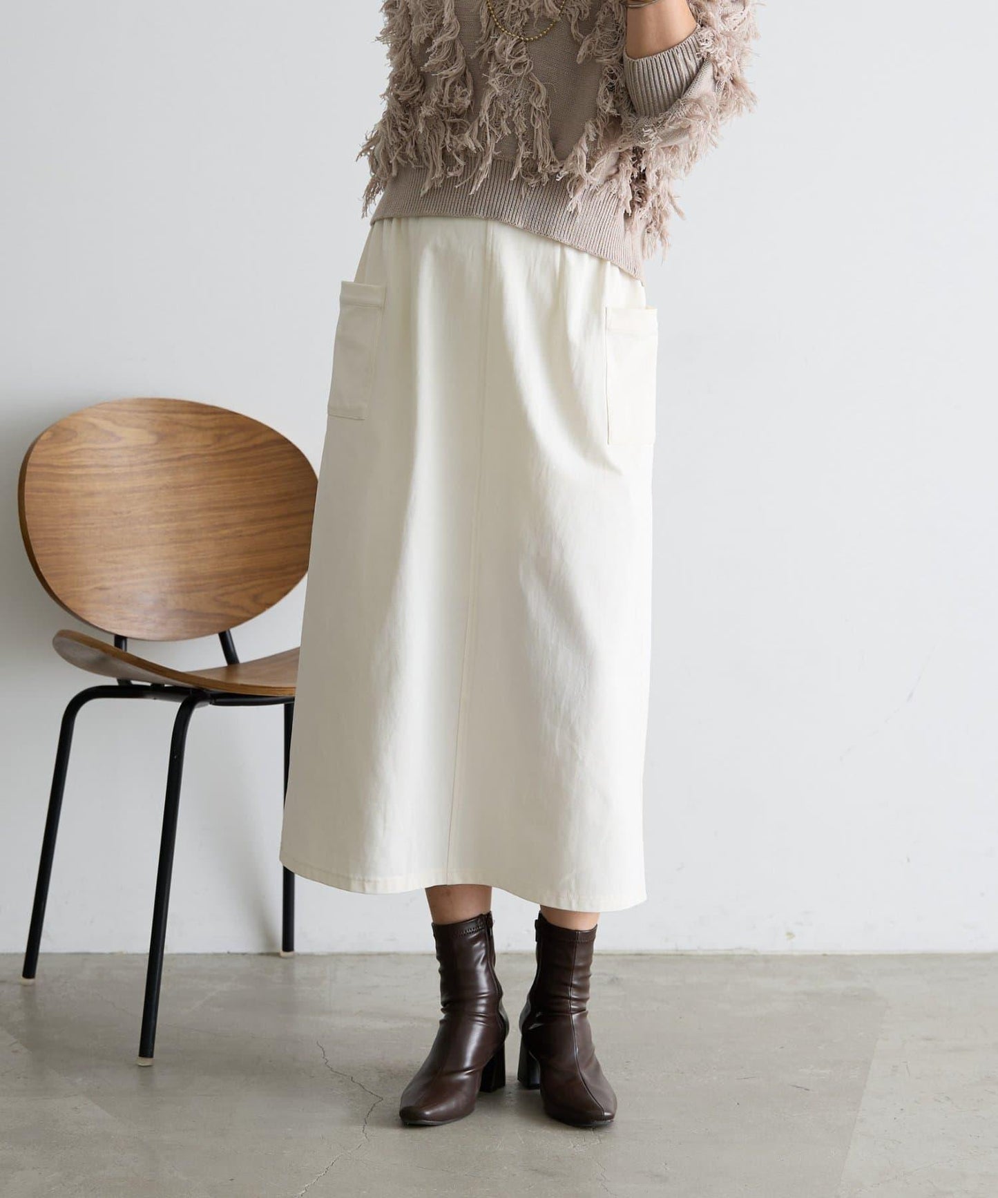 彈力修身半身裙