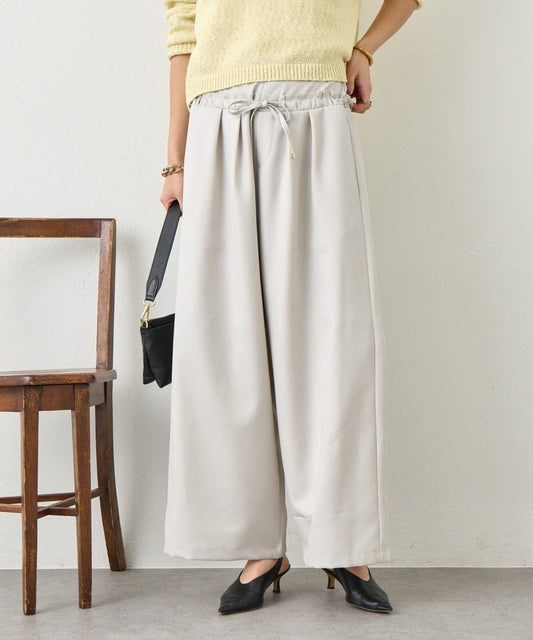 腰部荷葉邊 褲子