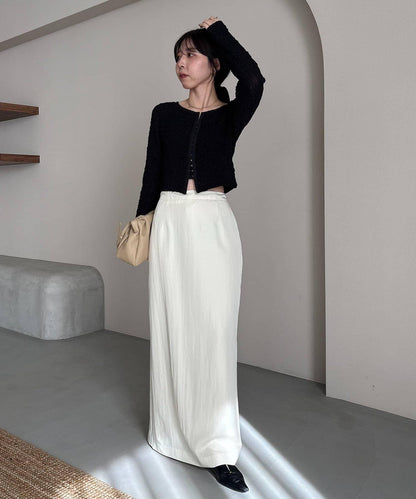 抽褶按扣設計 女式襯衫