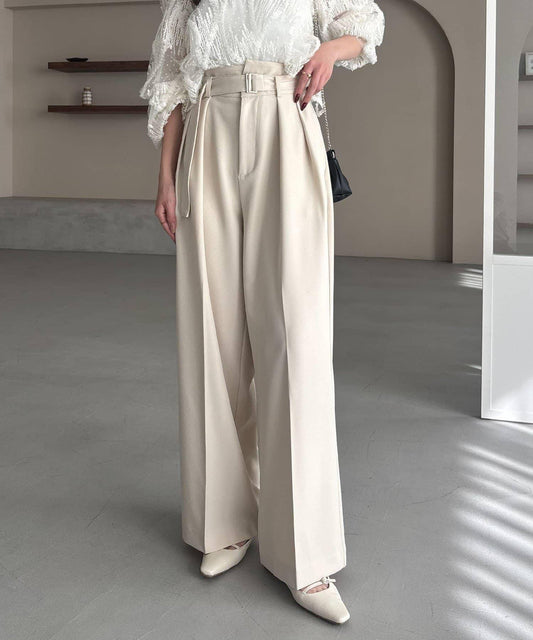 yuu企畫 不對稱腰部設計 褲子