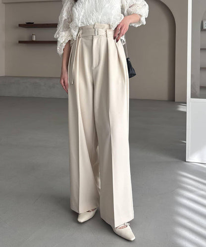 yuu企畫 不對稱腰部設計 褲子