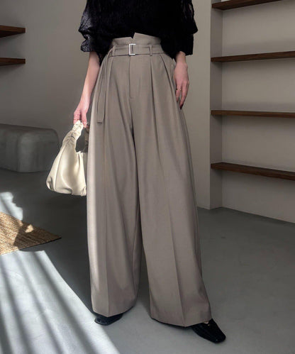 yuu企畫 不對稱腰部設計 褲子