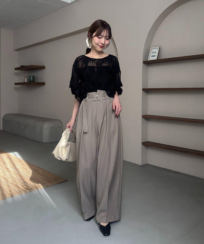 yuu企畫 不對稱腰部設計 褲子