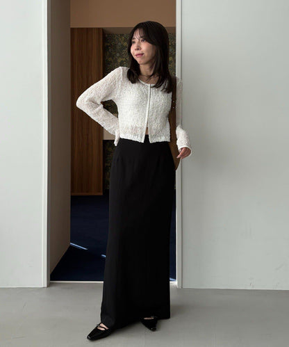 mana企畫 抽繩設計 長款半身裙