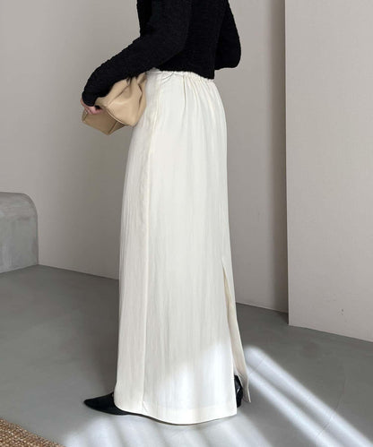 mana企畫 抽繩設計 長款半身裙