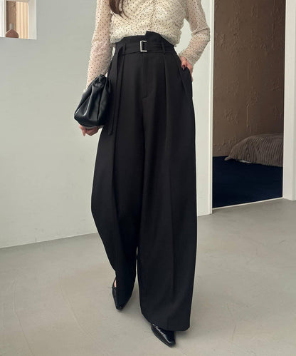 yuu企畫 不對稱腰部設計 褲子