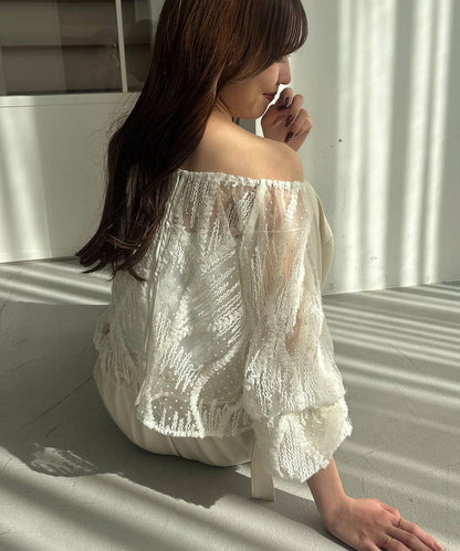 yuu企畫 提花透視襯衫