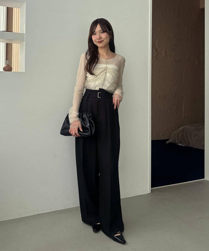 yuu企畫 不對稱腰部設計 褲子