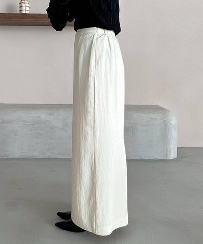 mana企畫 抽繩設計 長款半身裙