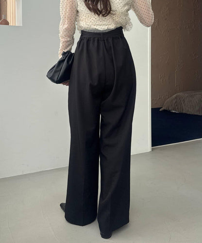 yuu企畫 不對稱腰部設計 褲子