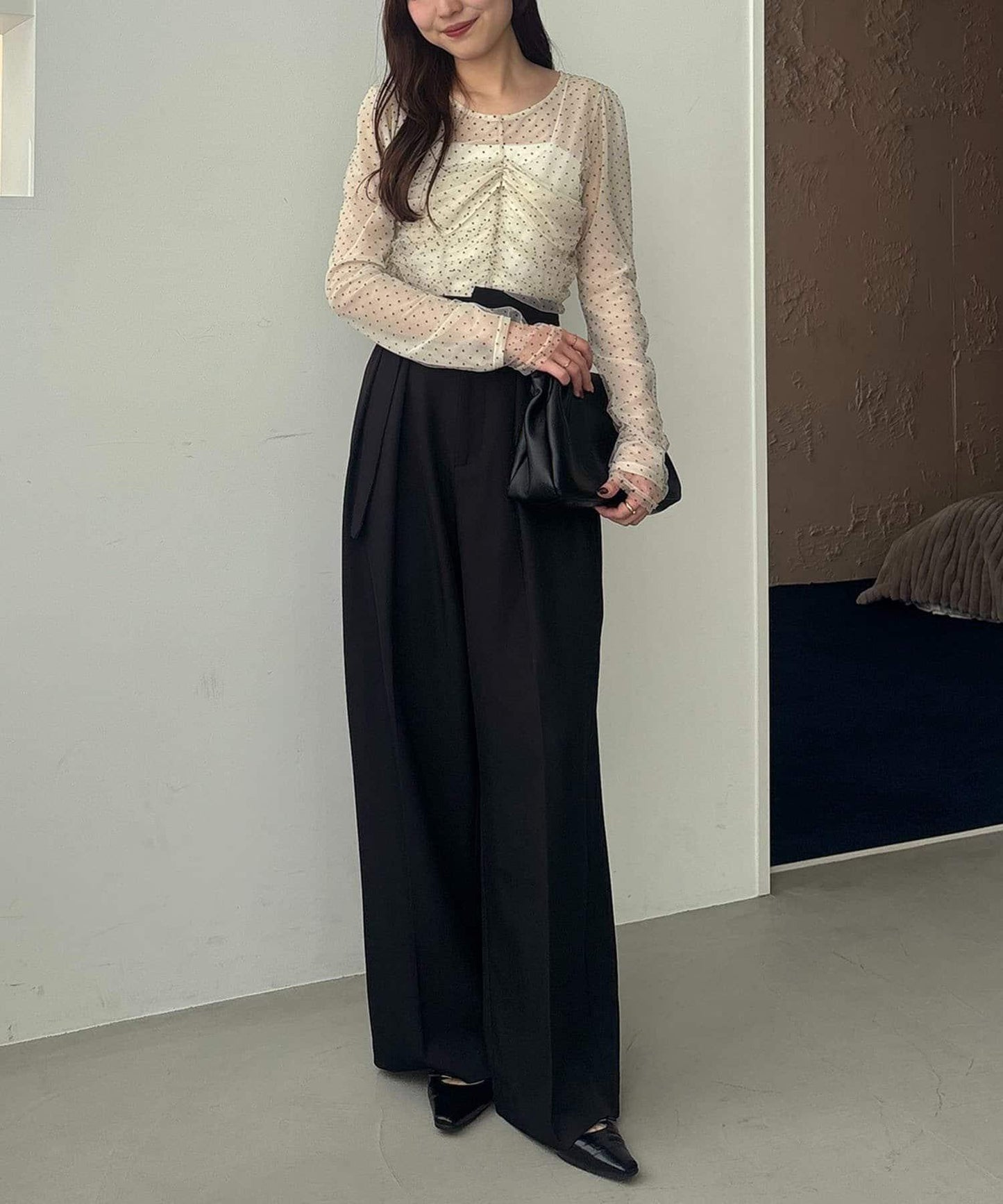 yuu企畫 不對稱腰部設計 褲子